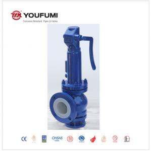Wholesale PTFE Balanced Bellows Safety Relief Valve , Flanged Spring Type Safety Valve from china suppliers