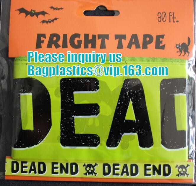 Caution tape halloween underground cable warning tape,Haunted Halloween Decorations Caution Warning Tape - Trick Or Trea