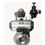Stainless Steel Fixed Pneumatic Ball Valve DN15 - DN50 Thread Connection
