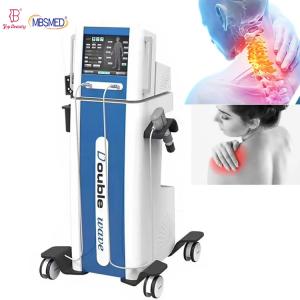 Wholesale Dual Channel Shockwave Vertical Physical Therapy Pain Relief ED Treatment Shock Wave Equipment from china suppliers