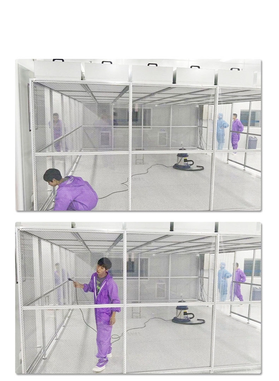 Hospital Modular Clean Room 10-10000 Cleanliness Clean Room System Customizable Size