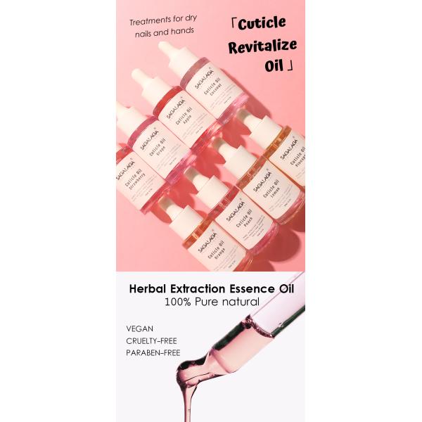 Healthy Formulate Nail Care SAGALAGA Strengthening Oil Nourish Hydrates Cuticle Oil for Moisturizing Nails Custom Logo