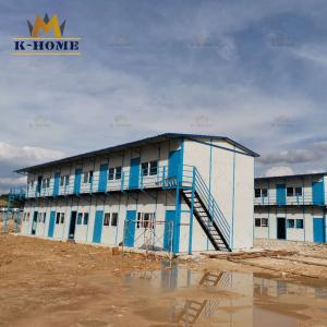 Wholesale Tempoary Movable Low Cost Sandwich Panel House For Camp from china suppliers