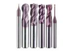 Professional HRC60 Tungsten Carbide End Mill For Processing Carbon Steel