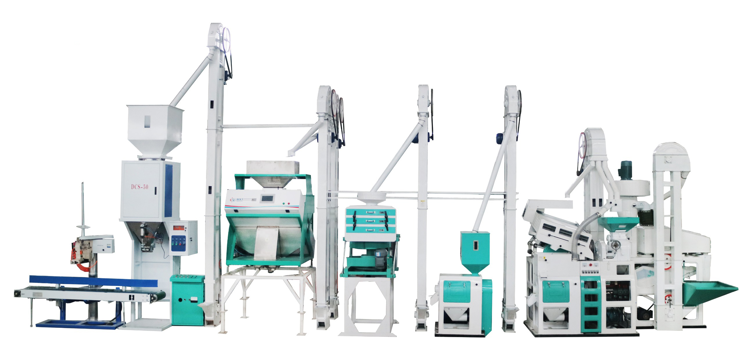 Long Service Life 4in1 Multifunctional Combined Rice Mill Machine Set for Thailand Market
