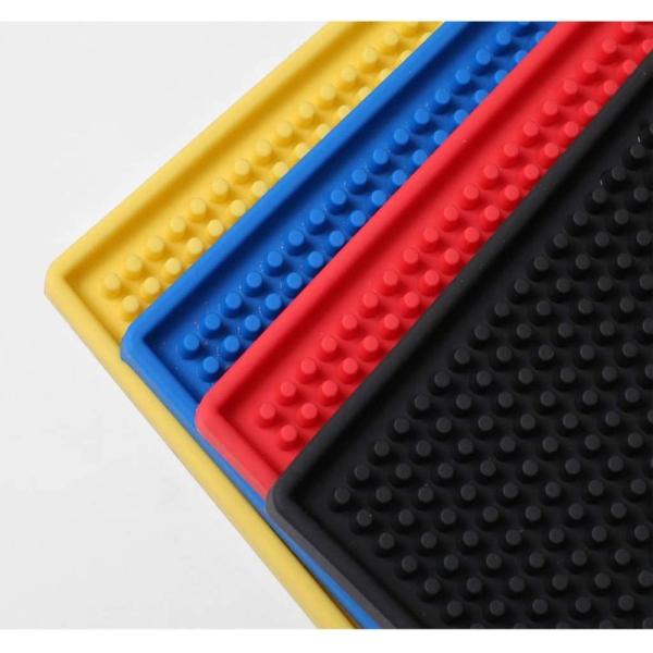 Minglu BM-006  Bar Mats Blue Rubber Counter Top Service Mat for Home Bar Cafe Party Wedding