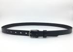 Fashion Womens Genuine Leather Belt With Colored Hand Stitches And Carved Buckle