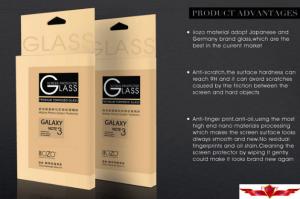 Wholesale New 0.33MM Right Angle high level Japanese tempered glass film for Samsung Galaxy Note3 from china suppliers