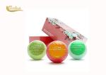 Moisturize Skin Bath Bomb Gift Sets 6.5cm Diameter Size For Beautiful Box Gift