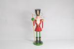 Handcrafted Modern Metal Christmas Decorations Festive Theme In Red Green /
