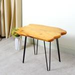 Knock Down Package Metal Feet 5mm Solid Wood Coffee Tables