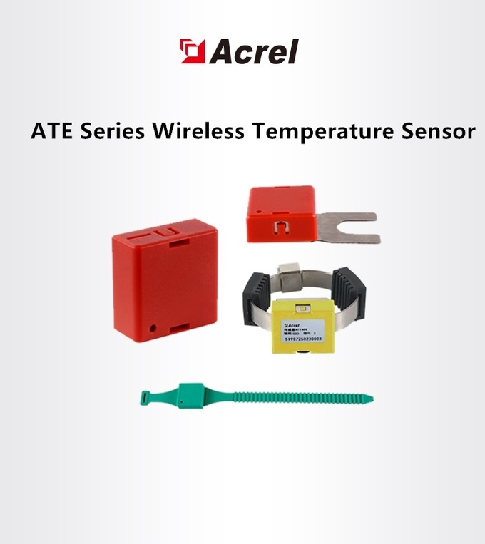 Acrel ATE400 Wireless Temperature Measuring Sensor Equipped In Swtichgears Switchgear Temperature Sensor
