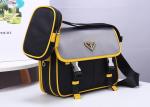 Men 26cm Luxury Cross Body Bag , Adjustable Strap Leather Message Bag