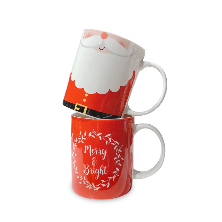 Customized LOGO Ceramic Anniversary Gift Mugs For Coffee Tea