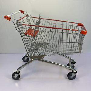 Wholesale 150L Large Capacity Foldable Metal Shopping Trolley With Child Seat from china suppliers