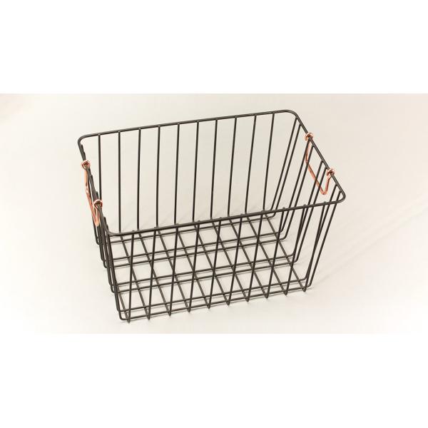 Bathroom Multifunctional Basket Organiser Drawer Organiser Household Metal Basket With Handle For Sundries