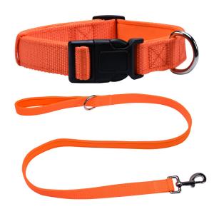 Wholesale Pet Adjustable Leash And Diving Nylon Collar Anti-Escape Dog Walking Set from china suppliers