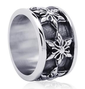 Wholesale Retro fashion jewelry hexagram right Zhi-long titanium steel men's jewelry from china suppliers