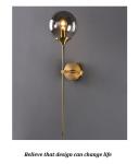Modern LED Glass Wall Lamp glass ball wall sconce (WH-OR-11)