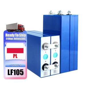 Wholesale 3.2V EVE105Ah LF105 LiFePo4 Battery Grade A For Crane EU Poland Warehouse Tax Free Standard Charge/discharge 0.5C/0.5C from china suppliers