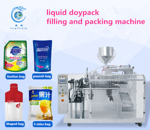 80-800ml Yogurt Packing Machine PLC Zipper Pouch Packing Machine