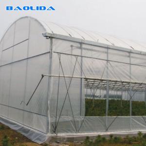 Wholesale plastic film Hobby Structure Multispan Tunnel Plastic Greenhouse from china suppliers