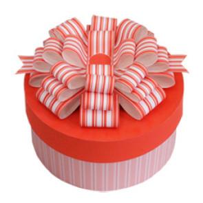 China Paper Cylinder - Shaped Gift Box Packaging Pink For Birthday Cake on sale