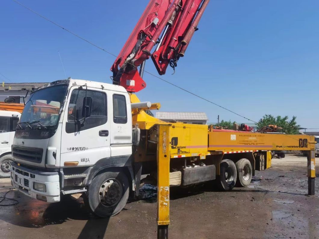Second Hand Putzmeister 38 Meter Truck Mounted Concrete Pump for Ready Mix