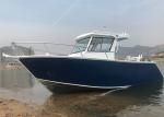 Center Cabin Aluminum Fishing Boats 8m / 26ft Basic length corrosion resistance