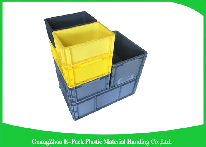 Mini Load Euro Containers With Lids , Standard Plastic Stacking Boxes PP Materials