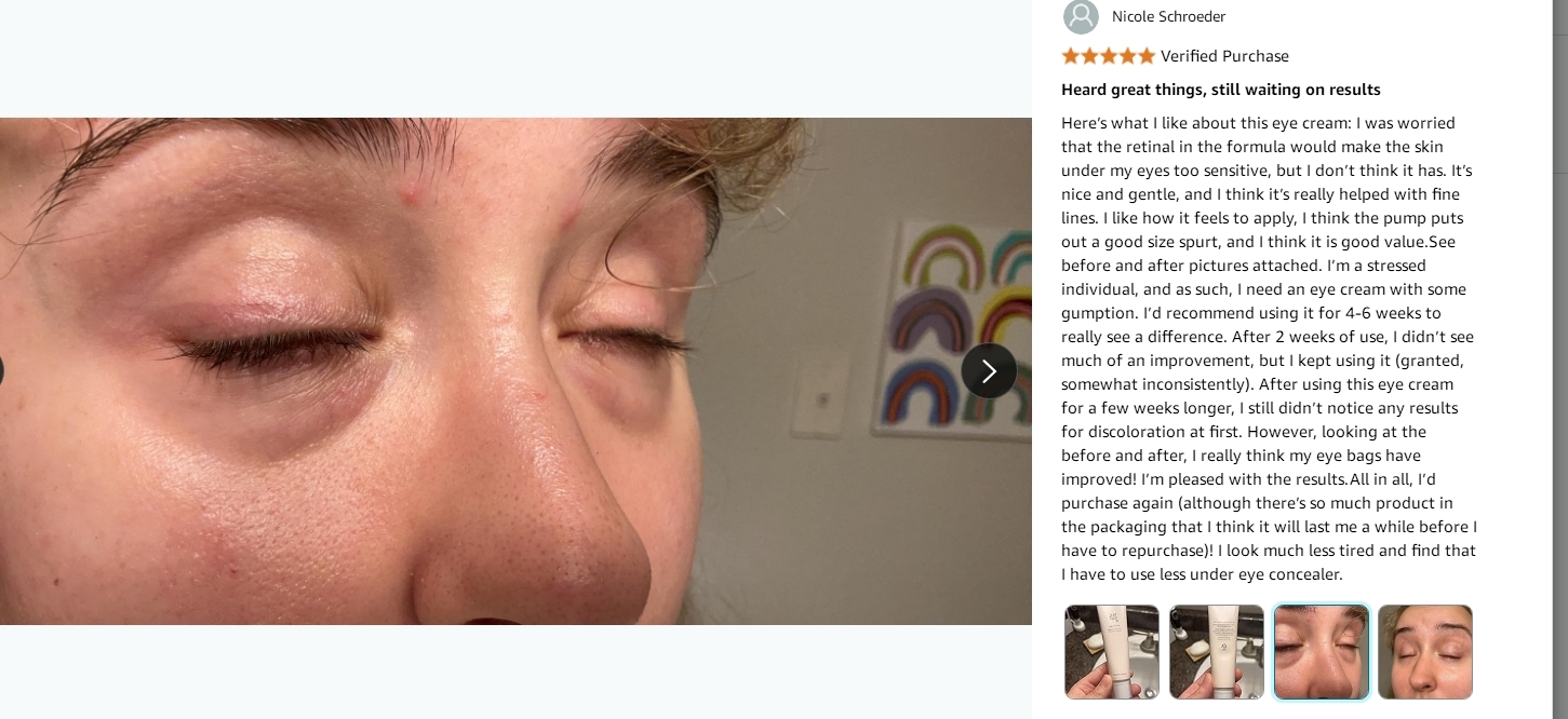 30ml Revive Eye Serum For Puffy Eye Bags Fine Lines Dark Circles Wrinkles