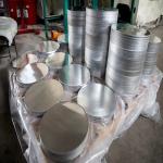 0.3mm Metal Aluminum Round Discs Circles 3003 3004 Hairline For Construction
