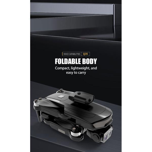 Foldable Drones Toys Rc 5g Wifi Fpv Dron Quadcopter Toys Camera Helicopter Toys With 4k Dual Camera For Resolution Footage
