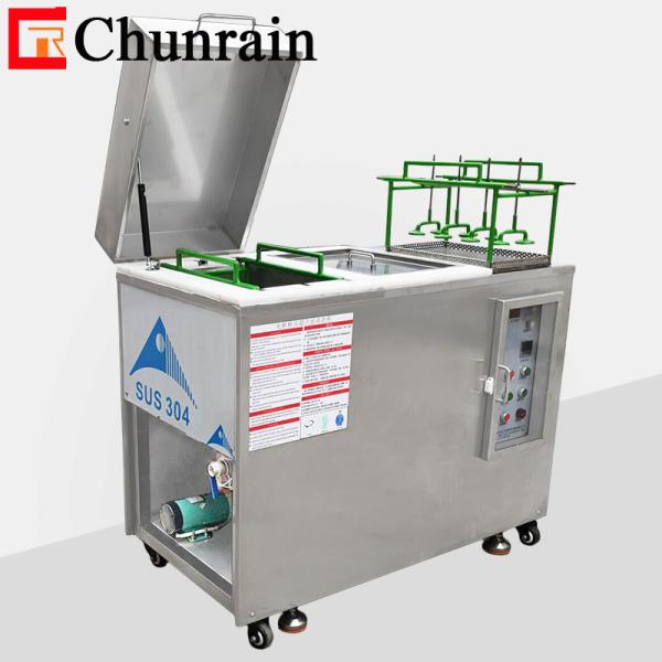Injection Mould Electrolysis Cleaning Machine , 28KHZ 40KHZ Electrolysis Parts