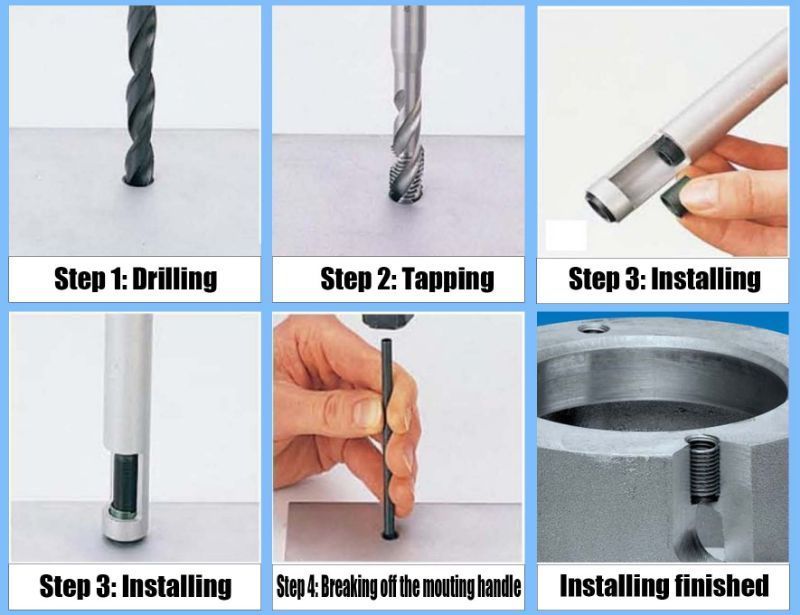 Leading Supplier Anti-Vibration Blind-Hole Wire Thread Inserts