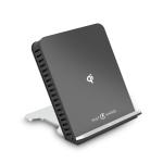 Fast Charge Phone Qi Wireless Charging Stand Aluminium 10W 7.5W