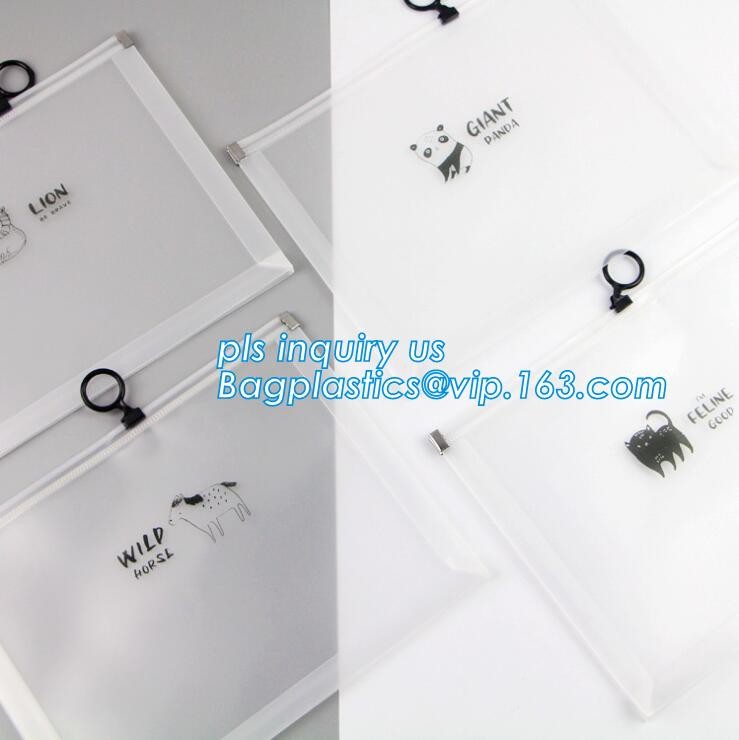 slider zipper bag pencil bags for stationery and office, Office and school filling products Stationery set Pencil case P