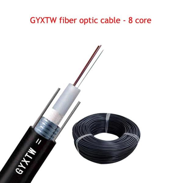 GYXTW Central Tubular Metal Armoured Cable G652D SM MM steel tape for long