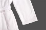 Stockpapa 100% Polyester Womens White Long Bathrobe For Winter