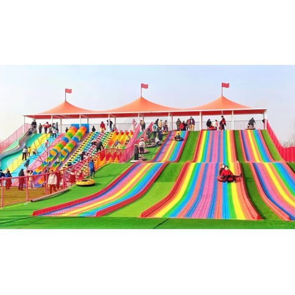 PVC Rainbow Slide for Indoor Outdoor Playgrounds