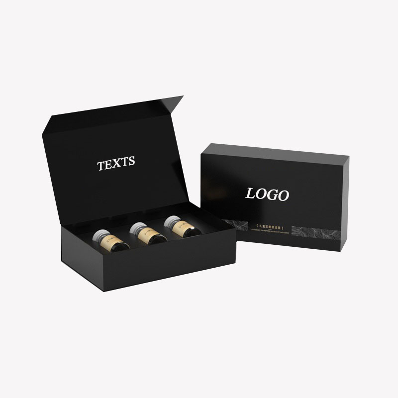 Custom Logo and Print Magnetic Book Shape Cologne Perfume Box for Cosmetic Packaging