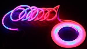 China 24V color change RGB digital led flex neon light for decorations on sale