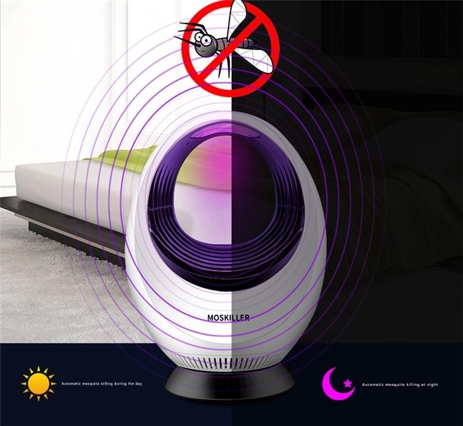 LED USB Mosquito Killer Light 220V LED Electronic Insect Fly Killer air Suction Mosquito Trap Lamp For Home Living Room