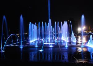 Wholesale Dry Floor Water Fountains Dancing Musical Fountain With LED Lights On Ground from china suppliers