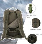 Mountaineering Hiking Tactical Bag Gym Sport Interior Zipper Pocket 600D