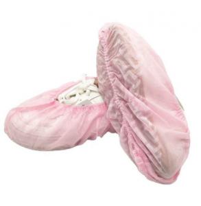 Wholesale MOQ 1pcs Competitive price pp+cpe shoe cover with best quality Coated shoe cover from china suppliers