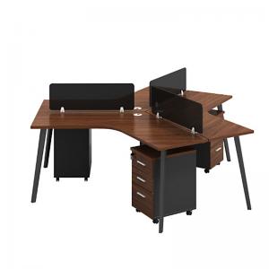Wholesale Office Work Station Desk Furniture 6 Person Workstation Table for Cubicles and Offices from china suppliers