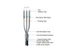 1-36 kV Cable Accessories Cold Shrink Termination Kits for Power Grid / Power