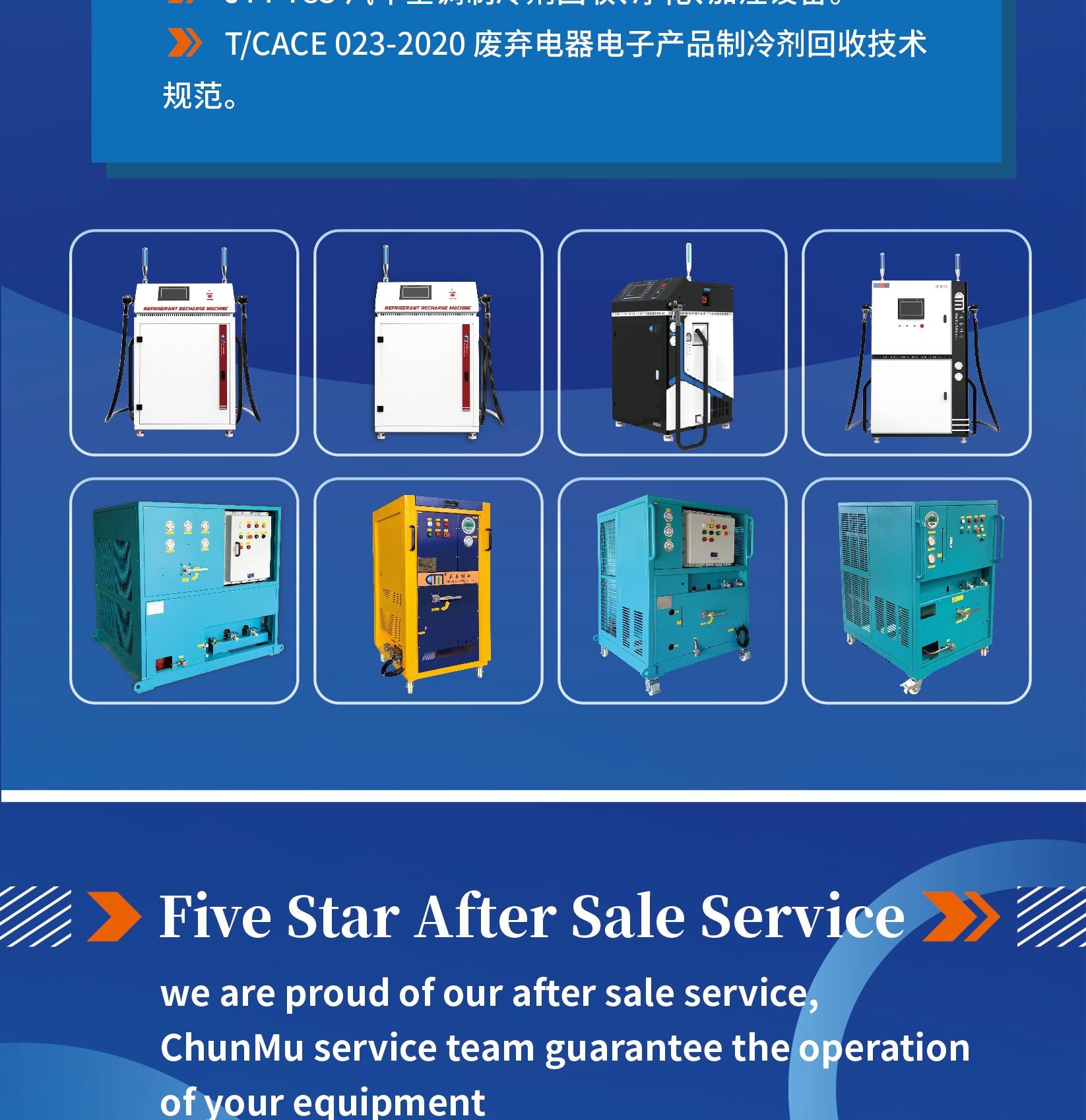 Single System Gas Freon Charging Station ATEX Certificated CM8600 ExS