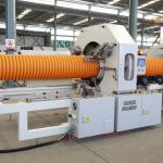 Professional Corrugated Pipe Machinery For HDPE Drainage Pipe Production